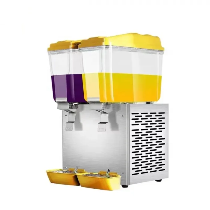 2 Tanks Cold Juice Dispenser Beverage