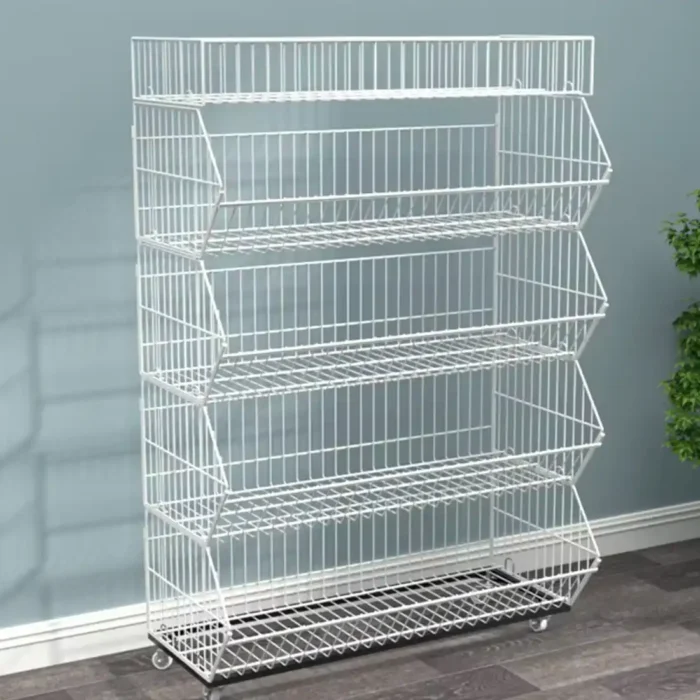 Supermarket Wire Basket Shelf-1