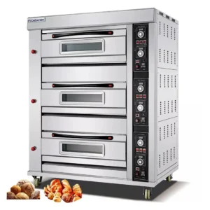 3 Decks 9 Trays Gas Bread Baking Oven